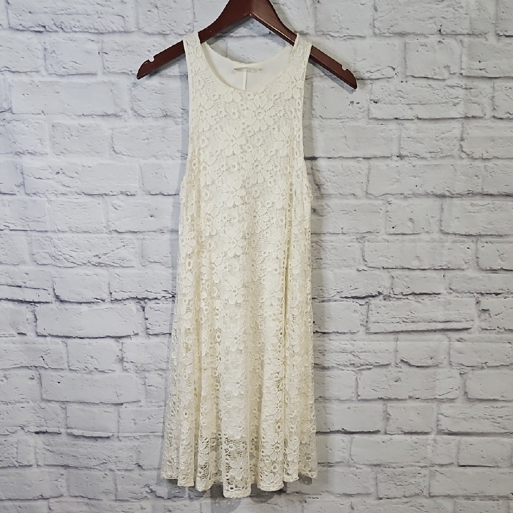 Ginger G Cream Lace Mini Dress